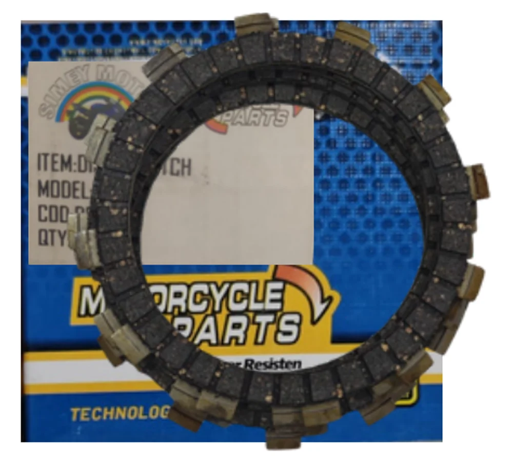 Disco de clutch AX100, fotografía del catálogo suministrado